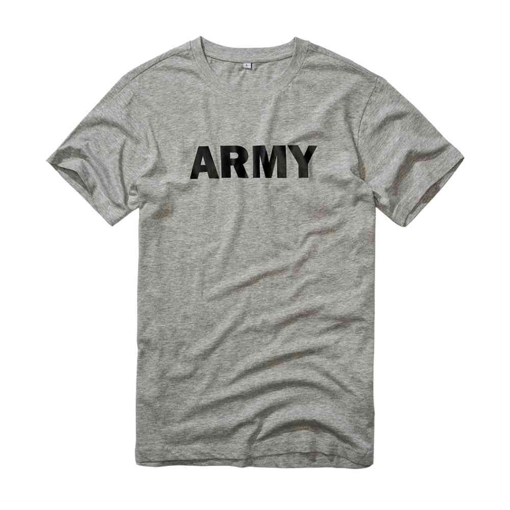 Brandit - Army Heren T-shirt - Grijs